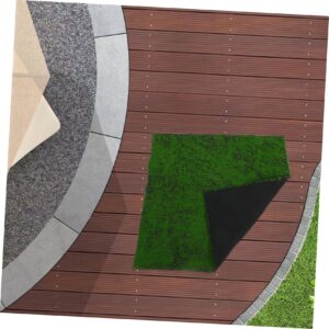 Parliky Artificial Moss Green Turf Artificial Plant Wall Area Rugs Artificial Turf Rugs for Sand Table Fake Turf Sand Table Turf Fake Grass Turf Moss Turf Fake Lawn Adorn Pearl Cotton