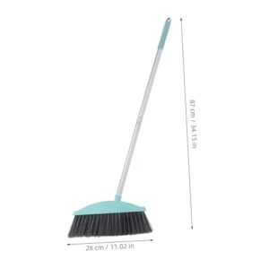 Didiseaon Long Handle Sweeping Broom for Floor Cleaning Heavy Duty Outdoor Broom with Large Angle Commercial Sweeping Broom Stainless Steel Rotatable Handle Outdoor Broom