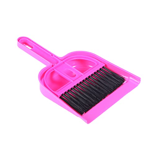 Cleaning Tools Duster Mini Brush Brooms Broom and Dust Pan Mini Dustpan and Brush Mini Keyboard Brush Computer Broom Household Supplies Cleaning Utensils Cage Cleaner Rosy BCOATH