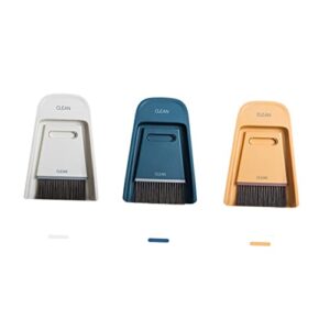 SOESFOUFU Household Broom and Dustpan Key Board Broom Household Broom Dustpan Dog Dust Brush Table Broom and Dustpan Desktop Mini Broom Soft Bristle Broom Countertop Dustpan Dust Pan Yellow