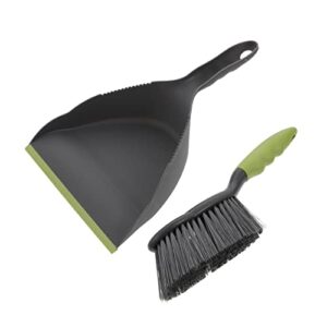 sewoart 1 set desktop sweeping set compact dustpan household cleaner computer screen cleaner household brooms cleaning kit household floor cleaners mini dustpan and broom pet broom abs