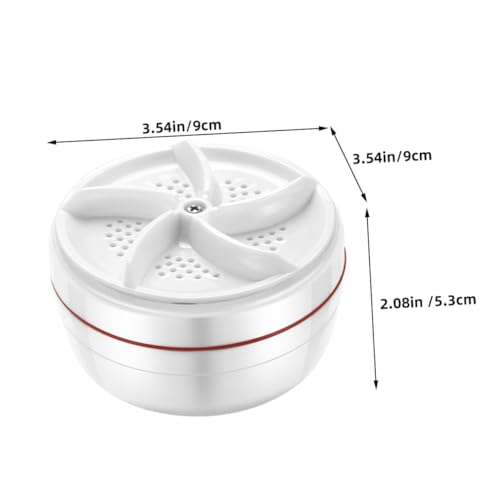 SHOWERORO 3pcs Mini Washing Machine Tiny Washing Machine Portable Washing Machine Sink Washing Machine Hand Washing Machine Portable Dishwasher Mini Portable Washer Sock Washer White Plastic