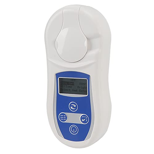 Brixmeter Refractometer 0-53% for Measuring Sugar Content in Fruit Honey Maple Syrup Sugar Beverages 0.1% Accuracy