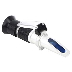 Refractometer Concentration Meter, Handheld Refractometer Hydrometer, 0 to 90% Sugar Test Tool for Most Liquid Sugar Test