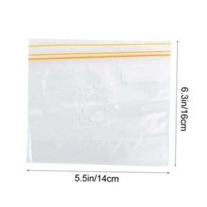 VOSAREA 1 Set 30pcs Transparent Sealed Strips Storage Bags Snack Bags Bags Food Storage Bags