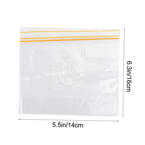 VOSAREA 1 Set 30pcs Transparent Sealed Strips Storage Bags Snack Bags Bags Food Storage Bags