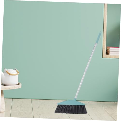 Didiseaon Long Handle Sweeping Broom for Floor Cleaning Heavy Duty Outdoor Broom with Large Angle Commercial Sweeping Broom Stainless Steel Rotatable Handle Outdoor Broom