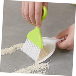 SOESFOUFU 2 Sets Cleaning Tools Small Hand Broom Cleaning Broom Desktop Cleaner Dustpan and Brush Tent Broom Dust Broom Hand Whisk Broom Broom Hand Held Broom Cleaning Dustpan Kid Broom