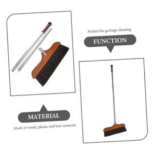 ORFOFE Horsetail Broom Angle Broom Home Cleaning Supplies Floor Cleaning Tool Water Broom Outdoor Broom Floor Wiper Scraper Garbage Broom Natural Broom Asian Broom Brooms Plastic