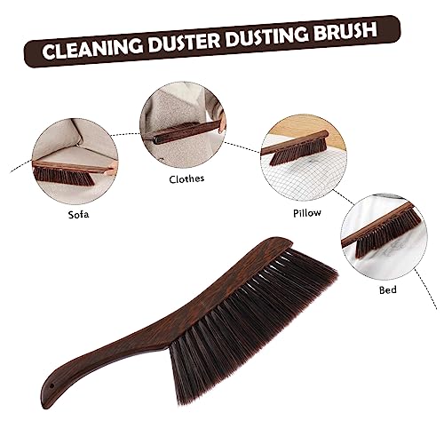 BUTIFULSIC 1pc Sweeping Brush Clothes Brush Mini Duster Bed Broom Small Hand Broom Carpet Broom Mini Sweep Cleaner Floor Cleaning Broom Carpet Cleaner Brush Cleaning Brush Coffee