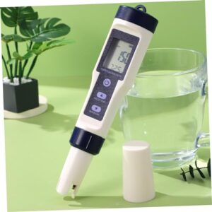 ROMISBABA Water Quality Tester Handheld Water Tester Water Ph Tester Tds Water Tester Pool Salt Tester Aquarium Water Tester Ec Meter Water Tester for Home Ph Meter Pool Water Tester Plastic