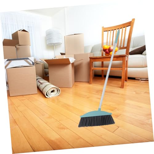 Hemoton Heavy Duty Broom with Long Handle for Home and Office Floor Cleaning Broom Durable Broom Outdoor Indoor Broom Floor Cleaning Broom