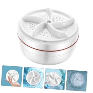 SHOWERORO 3pcs Mini Washing Machine Tiny Washing Machine Portable Washing Machine Sink Washing Machine Hand Washing Machine Portable Dishwasher Mini Portable Washer Sock Washer White Plastic