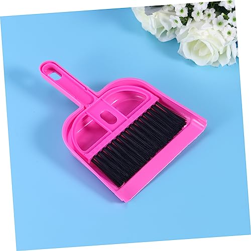 Cleaning Tools Duster Mini Brush Brooms Broom and Dust Pan Mini Dustpan and Brush Mini Keyboard Brush Computer Broom Household Supplies Cleaning Utensils Cage Cleaner Rosy BCOATH