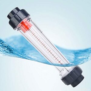 lzs-40 abs plastic tube type liquid flowmeter meter 0.6-6m3/h