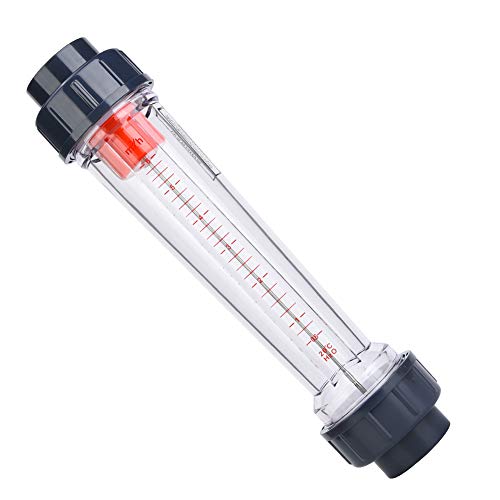 LZS-40 ABS Plastic Tube Type Liquid Flowmeter Meter 0.6-6m3/H