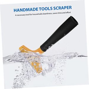 Unomor 1pc Ceramic Cleaning Scraper Tile Cleaning Tool Steel Painting Cleaning Scraper Ceramic Scraper Plastic