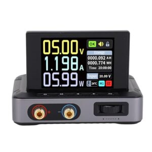 2.8 inch hd ips color screen, 90 degree flip design, dc power supply with overvoltage safety, real time monitoring, and stable voltage output, for experiment