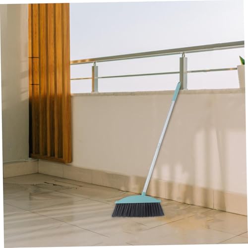 Didiseaon Long Handle Sweeping Broom for Floor Cleaning Heavy Duty Outdoor Broom with Large Angle Commercial Sweeping Broom Stainless Steel Rotatable Handle Outdoor Broom