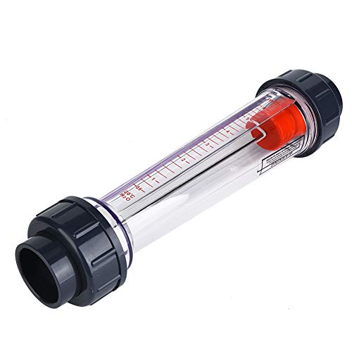 LZS-40 ABS Plastic Tube Type Liquid Flowmeter Meter 0.6-6m3/H