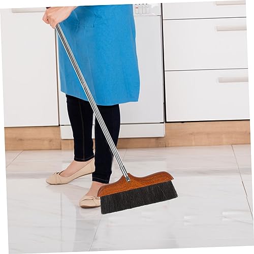 ORFOFE Horsetail Broom Angle Broom Home Cleaning Supplies Floor Cleaning Tool Water Broom Outdoor Broom Floor Wiper Scraper Garbage Broom Natural Broom Asian Broom Brooms Plastic