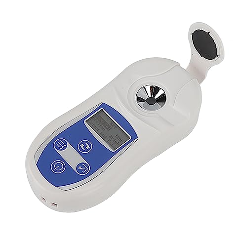 Brixmeter Refractometer 0-53% for Measuring Sugar Content in Fruit Honey Maple Syrup Sugar Beverages 0.1% Accuracy