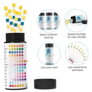 Water Testing Kits, 100Pcs 14 in 1 Water Test Kit, Drinking Water Test Kit, Water Test Strips, Home Water Testing Kit for Hardness, Lead, Water Tester for Drinking Water