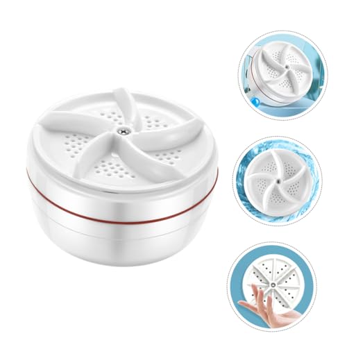 SHOWERORO 3pcs Mini Washing Machine Tiny Washing Machine Portable Washing Machine Sink Washing Machine Hand Washing Machine Portable Dishwasher Mini Portable Washer Sock Washer White Plastic