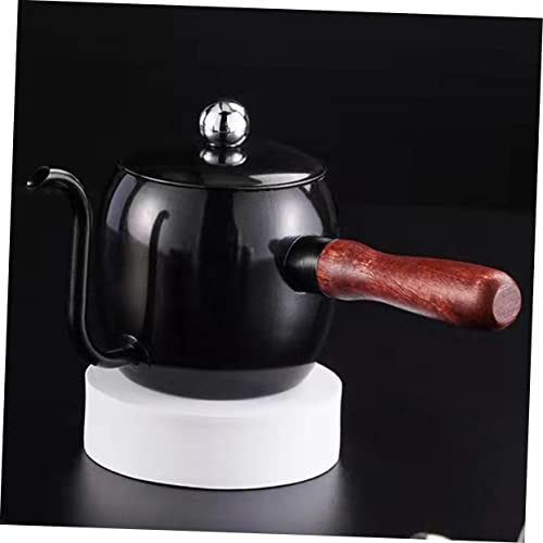 AUTSUPPL Coffee Pot Espresso Grounds Stovetop Gooseneck Kettle Water Boiler Pot Vinegar Container Camping Coffee Maker Espresso Coffee Machine Water Jug Gongfu Teapot Black Stainless Steel