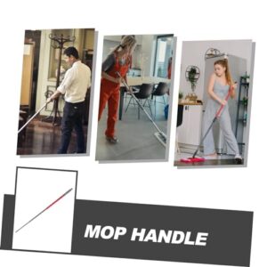 TOBBOMEY Mop Stick Commercial Mop Household Mop Pole Mop Pole Replacement Extendable Mop Pole Replacement Mop Rod Mop Rod Replacement Mop Handle Replacements Mop Replacement Handle Iron