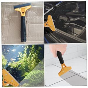 Unomor 1pc Ceramic Cleaning Scraper Tile Cleaning Tool Steel Painting Cleaning Scraper Ceramic Scraper Plastic