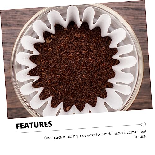 GRIRIW 100 Sheets American Coffee Filter Paper Tea Boiling Filter Coffee Espresso Cold Brew Coffee Filter Loose Tea Filter Milk Strainer Kung Fu Tea Filter Cup Coffee Machine Filter White