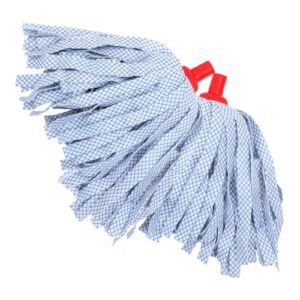 garvalon 2pcs mop replacement head commercial mop head cleaning accessories commercial cut end cotton mop clip style mop accessories cloth mop refill non-woven mop heads mops