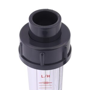 Water Meter River Meter Plastic Tube Type 100 1000L H Water Meter Flowmeter LZS 15D