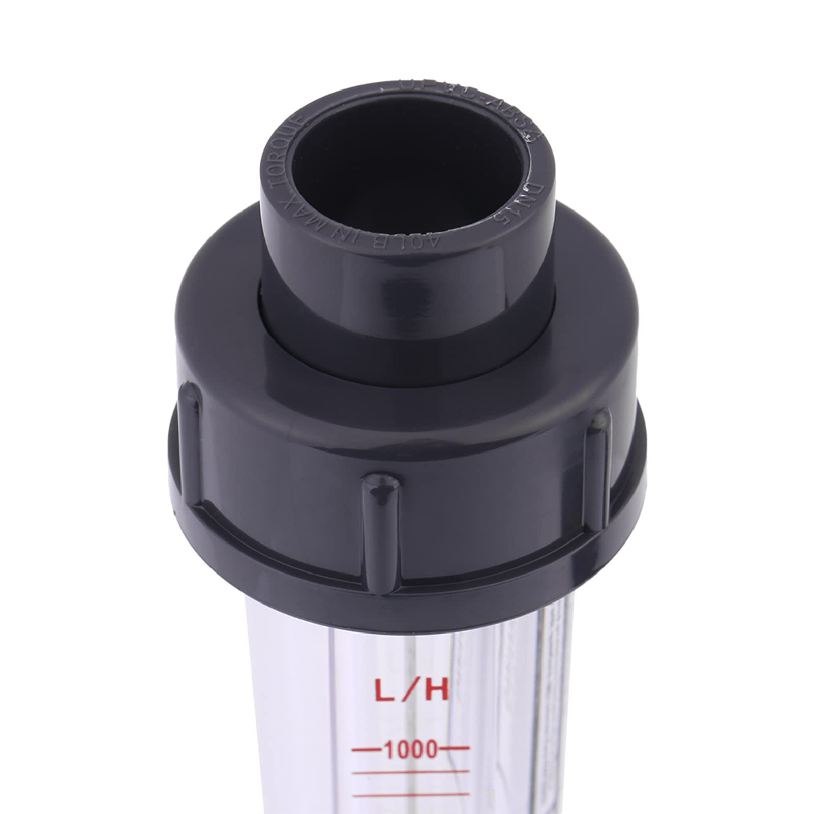 Water Meter River Meter Plastic Tube Type 100 1000L H Water Meter Flowmeter LZS 15D