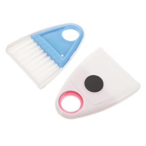 orfofe 2 sets small broom cleaning for household use household cleaning brush mini dustpan daily cleaning necessity pet broom mini hand broom portable brush mini garbage container plastic