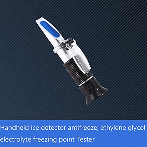 Battery Antifreeze Refractometer, Glycol Tester for Engine Coolant, Refractometer for, Propylene Glycol, Cleaning Fluids and Battery Fluids