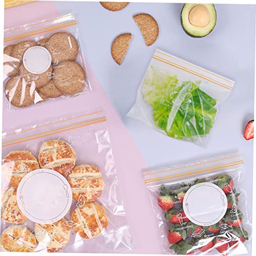 VOSAREA 1 Set 30pcs Transparent Sealed Strips Storage Bags Snack Bags Bags Food Storage Bags