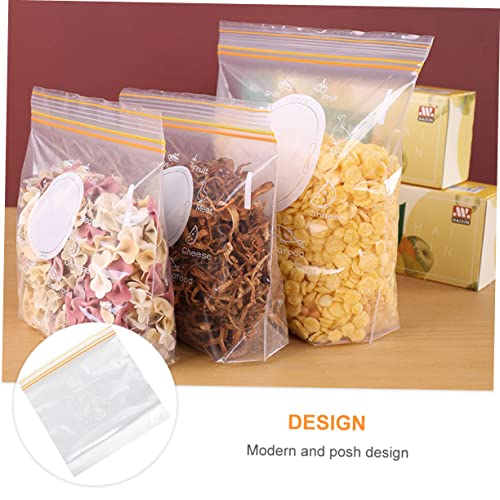 VOSAREA 1 Set 30pcs Transparent Sealed Strips Storage Bags Snack Bags Bags Food Storage Bags