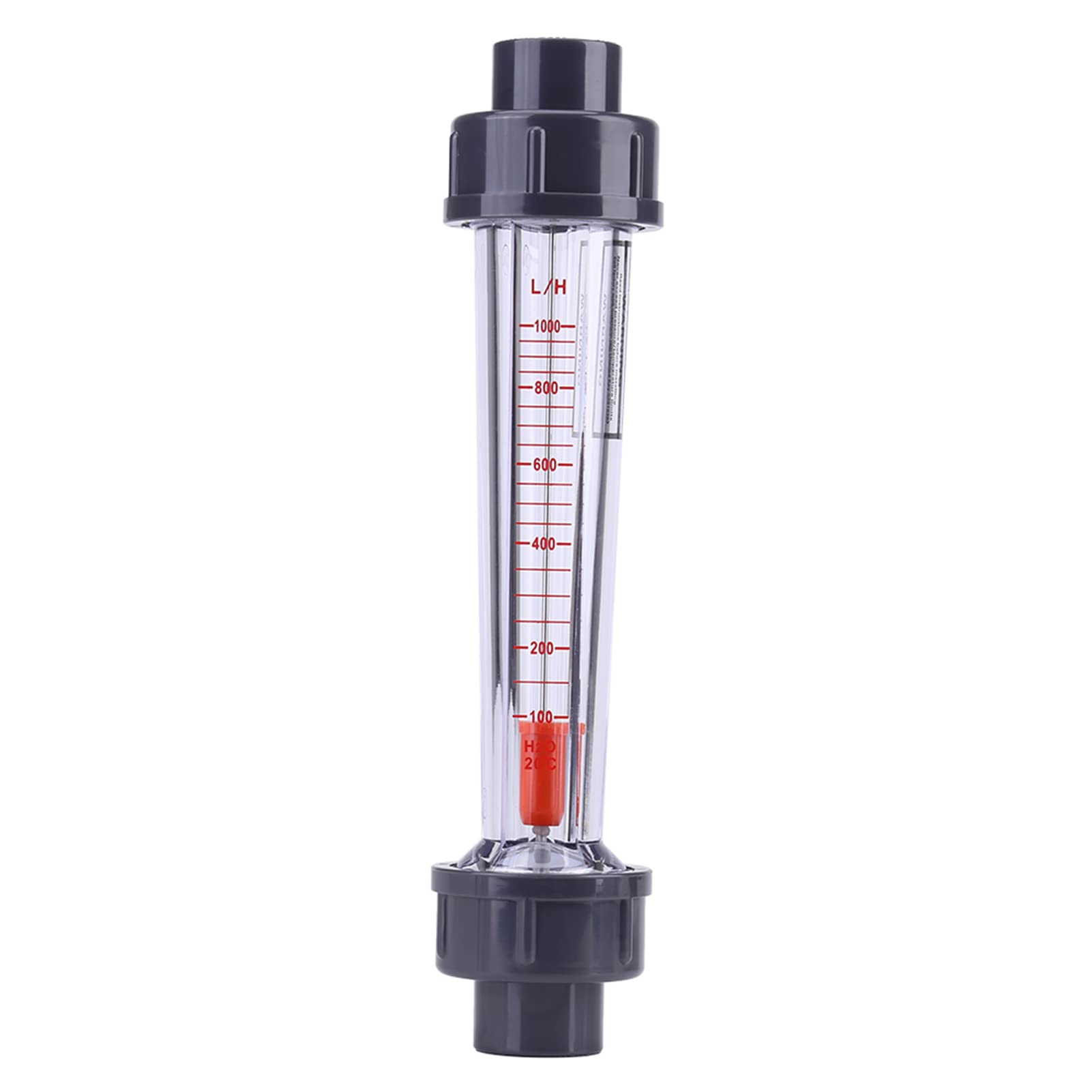 Water Meter River Meter Plastic Tube Type 100 1000L H Water Meter Flowmeter LZS 15D