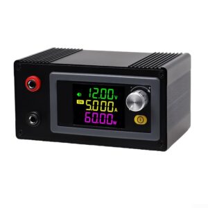 60w regulated voltage power supply with fan cooling system, adjustable switching dc regulated bench power supply, dc voltage transformer, shows voltage, current, power, capacity, energy