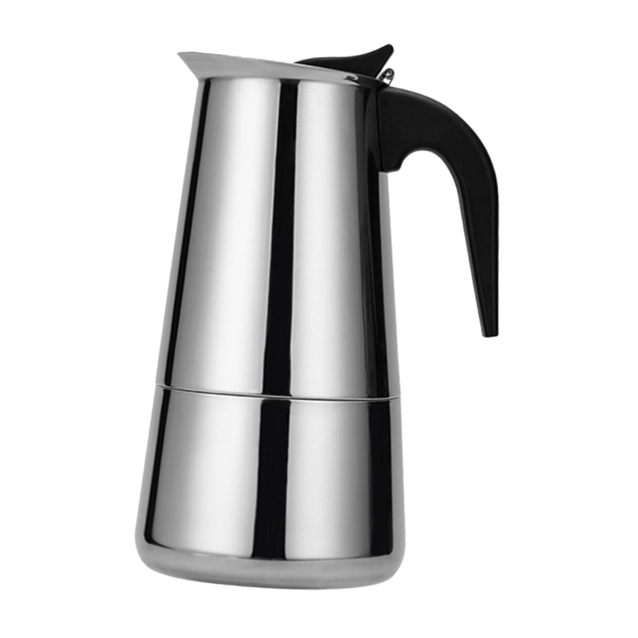 GRIRIW Coffee Pot Espresso Ground Classic Cafe Maker Espresso Machine Eletric Pot Electric Tea Pots Coffee Frother Electric Camping Coffee Maker Mocha Coffee Silver Stainless Steel