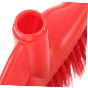 TOBBOMEY 2pcs Plastic Broom Head Outdoor Broom Head Floor Broom Head Broom Replacement for Broom Refill Broom Head Sweeper Head for Clean Home Accessory Household Broom Part Red