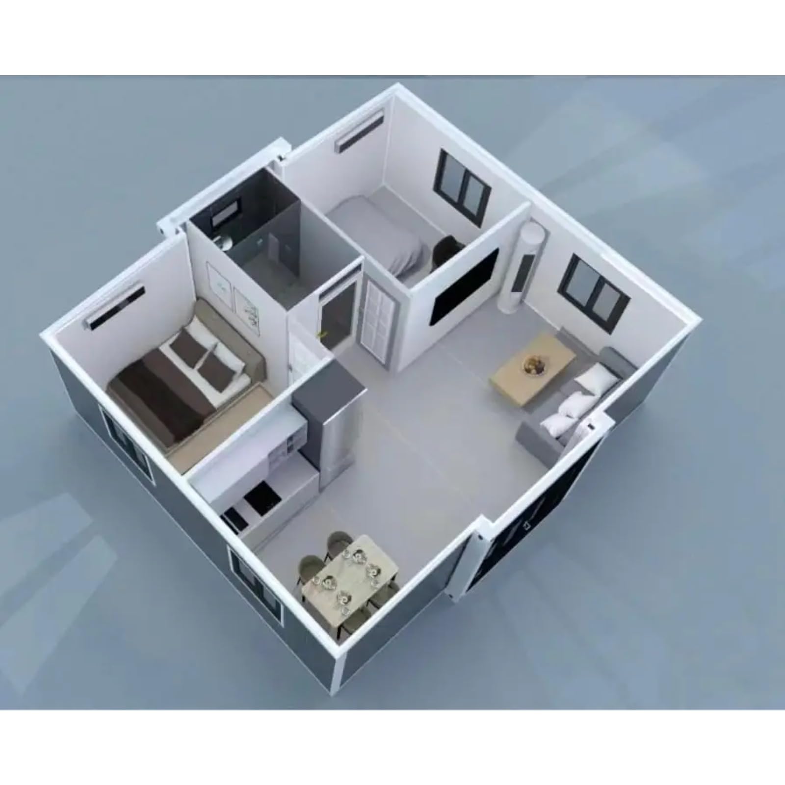 Tiny Home to Live in- Expandable House, for Small Family, Mobile House Cabin, Guest House, and Container House