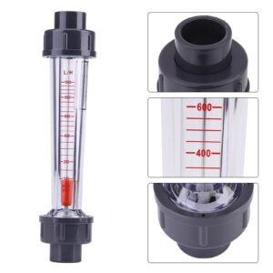 Water Meter River Meter Plastic Tube Type 100 1000L H Water Meter Flowmeter LZS 15D