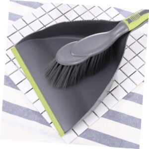 SOESFOUFU 1 Set Broom Cleaning Brush Cleaning Shovel Duster Mini Broom Dustpan Pet Hair Broom Cage Waste Cleaning Tool Gap Cleaning Broom Desktop Cleaning Brush Whisk Clean Keyboard Pp Green