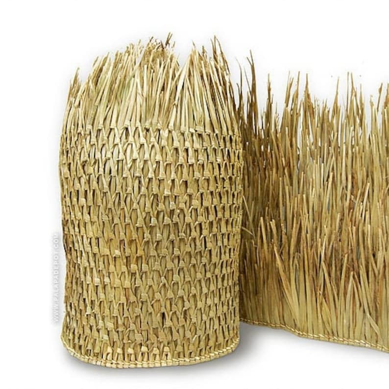 MUFVR 36" x30 Mexican Thatch Palapa Palm Grass Roll