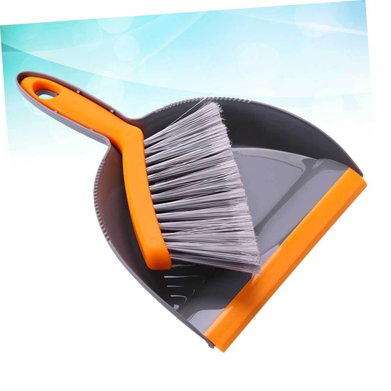 BUTIFULSIC Mini Broom Mini Cleaner Floor Cleaner Dust Cleaning Table Sweep Broom Vacuum Cleaner Broom Keyboard Brush Cleaner Floor Broom Blow Dryer Comb Attachment Mocha Master Cleaner Orange