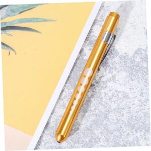 MUCKLILY Accessories Pen Torch LED Pen Rechargeable Pen Light Medical Cases Cute Props Yellow