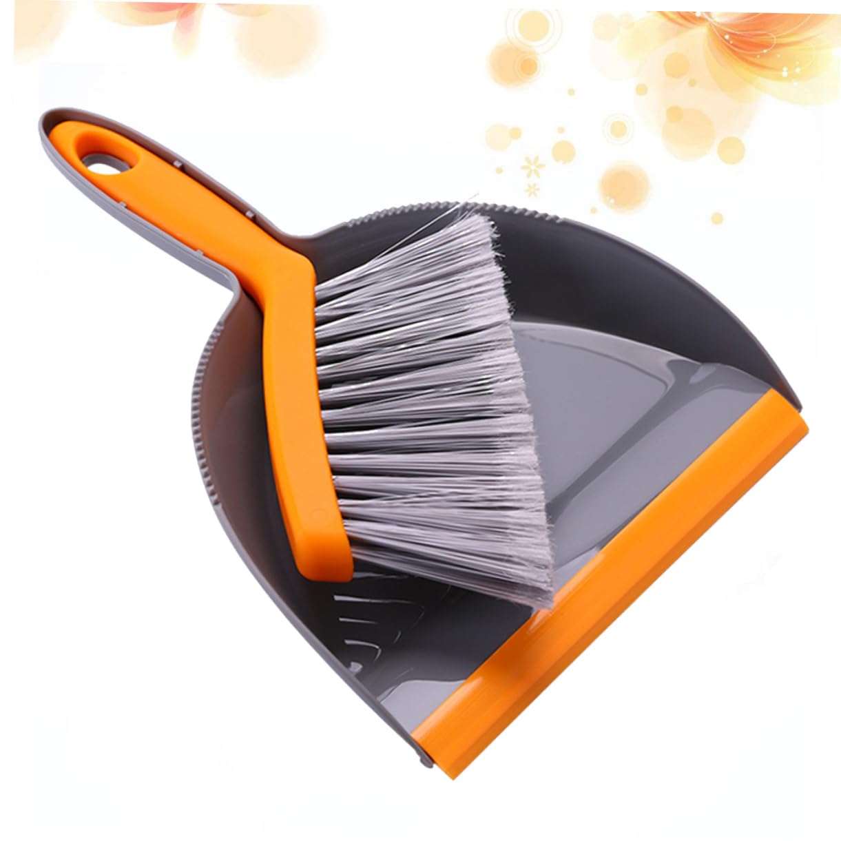 BUTIFULSIC Mini Broom Mini Cleaner Floor Cleaner Dust Cleaning Table Sweep Broom Vacuum Cleaner Broom Keyboard Brush Cleaner Floor Broom Blow Dryer Comb Attachment Mocha Master Cleaner Orange